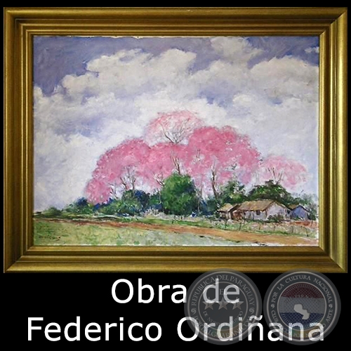 Paisaje de Paraguay - Obra de Federico Ordiana